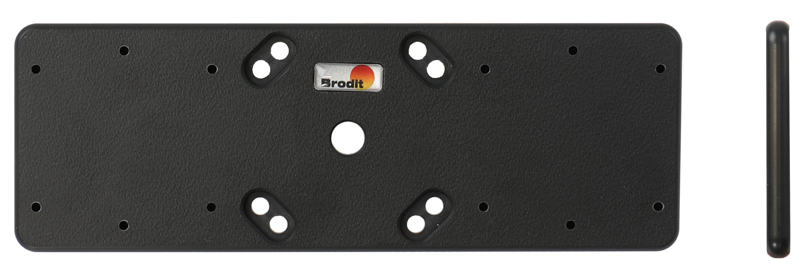 Brodit montážní deska pro dva držáky na jeden ProClip s předvrtanými AMPS dírami, 143x50x5mm