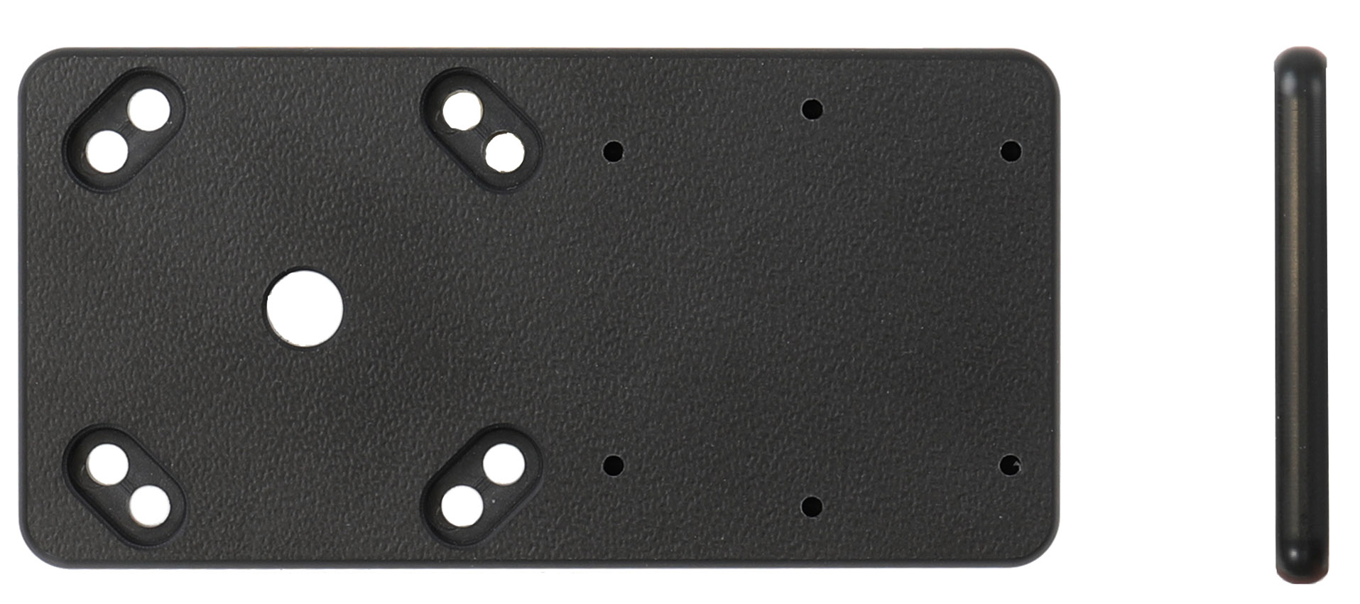 Brodit rozšiřující montážní deska s AMPS otvory 100x50x5mm