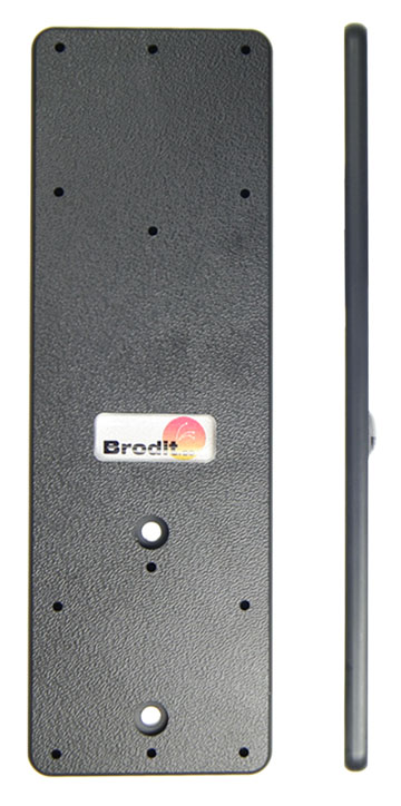 Brodit montážní deska pro dva držáky na jeden ProClip s předvrtanými AMPS dírami, 155x50x5mm