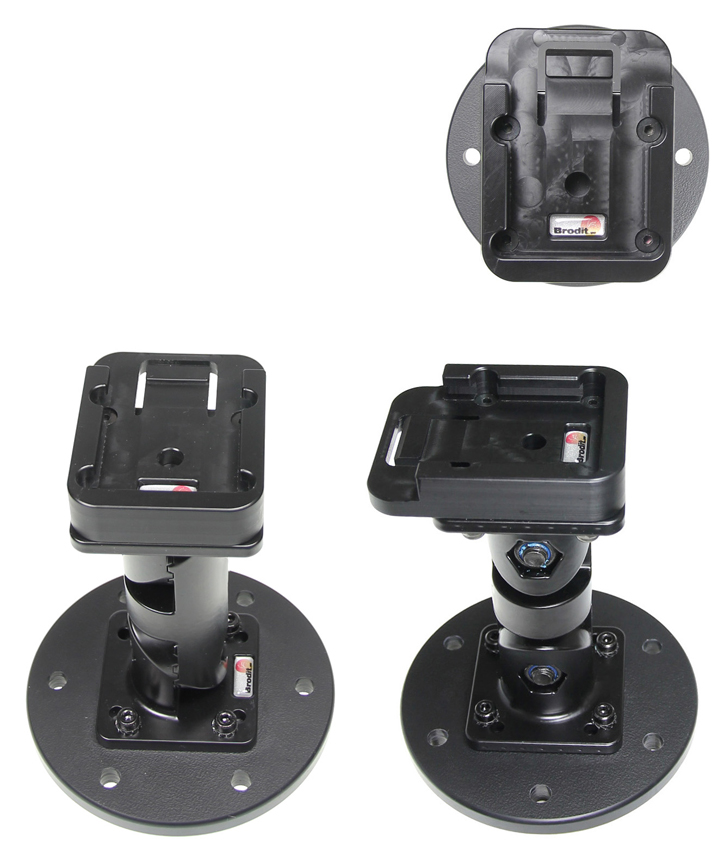 Brodit kompletní set montážního podstavce včetně MultiMove clipu, délka 124 mm hliník