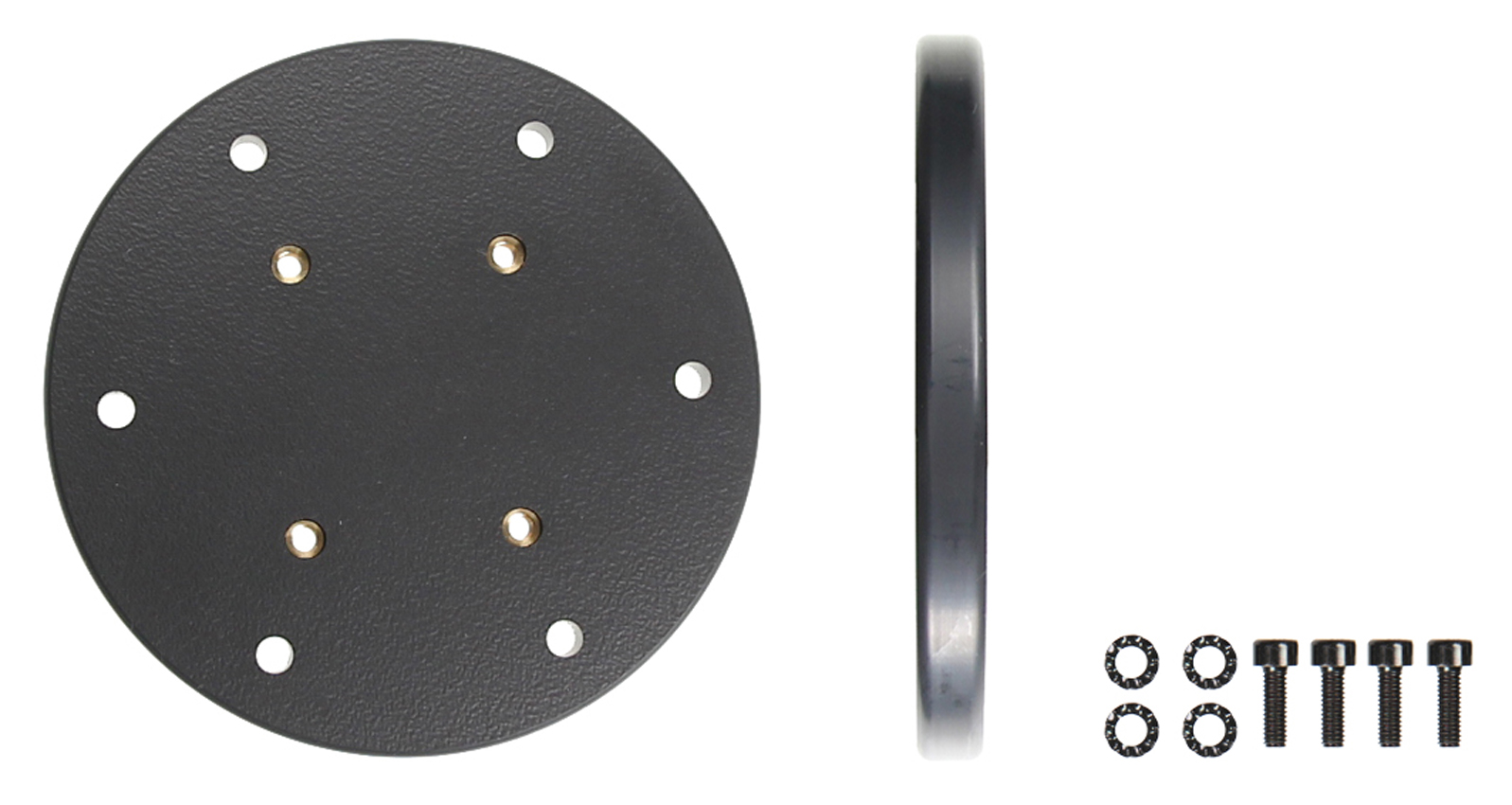Brodit kruhová montážní podložka, průměr 100 mm, 4xAMPS