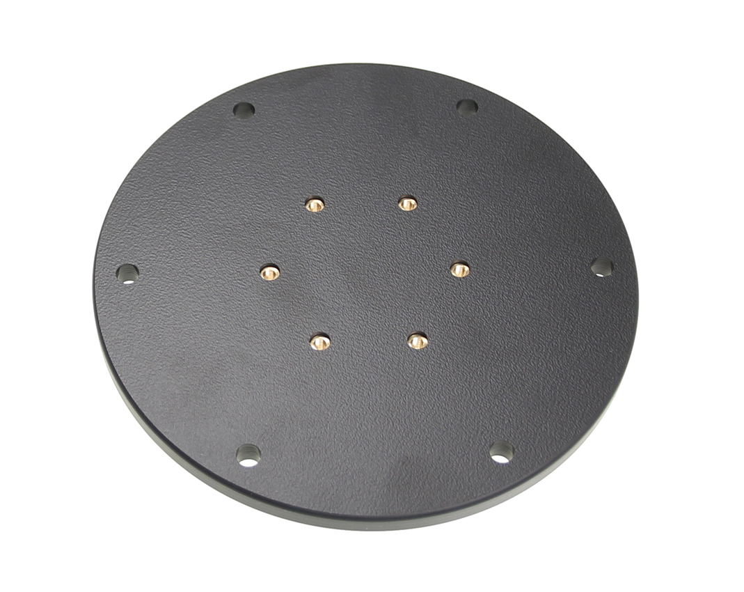 Brodit montážní podložka pro podstavec, průměr 150mm, 6 montážních otvorů, černá