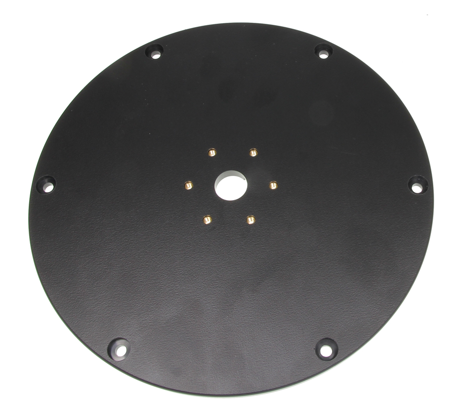 Brodit montážní podložka pro podstavec, průměr 250mm, 6 montážních otvorů, černá
