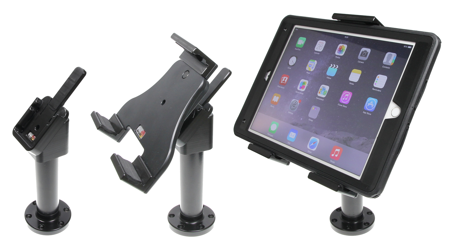 Brodit držák na tablet s otočným stojanem 345°, pro tablety o délce strany 140-195 mm
