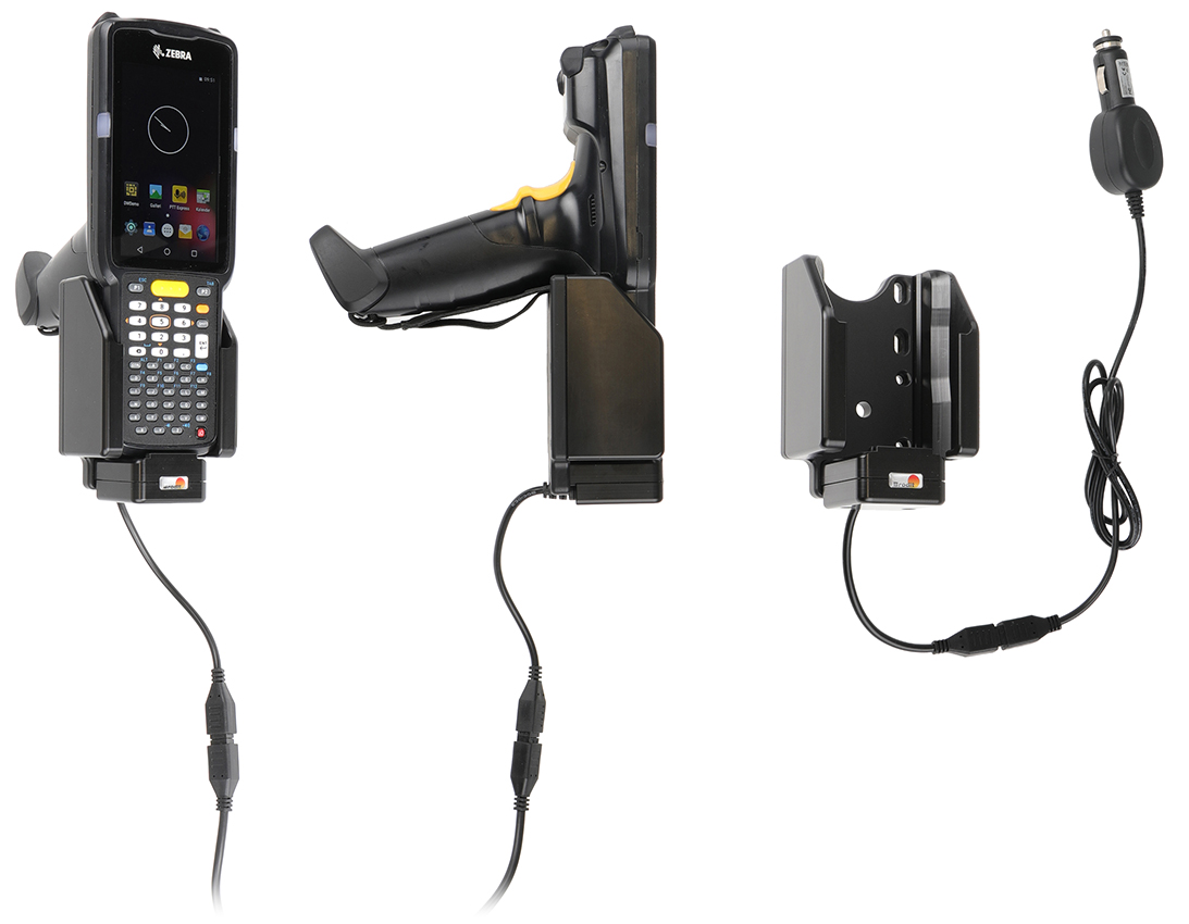 Brodit držák na Zebra MC3300 bez pouzdra, Easy-Switch, s nabíjením z CL