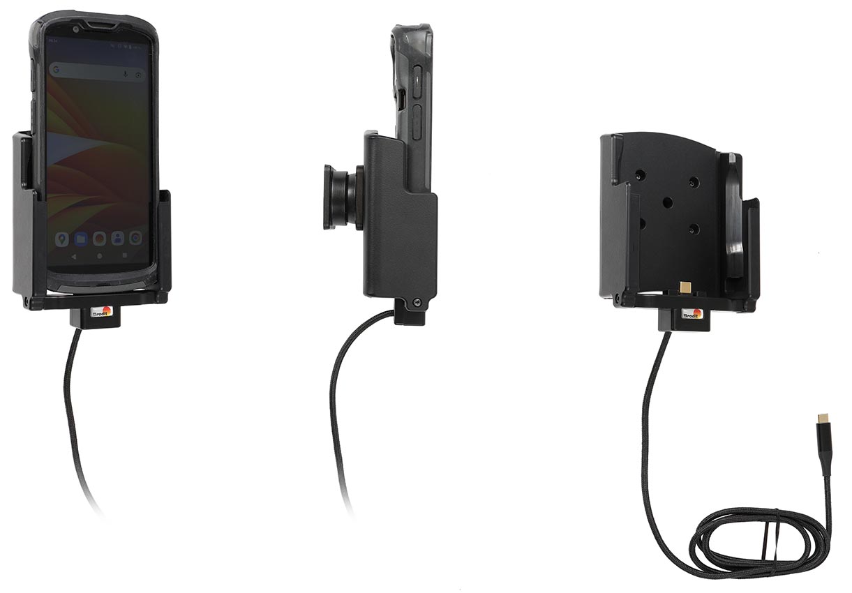 Brodit držák pro Zebra TC58, TC53 a další, s pouzdrem, USB-C kabel