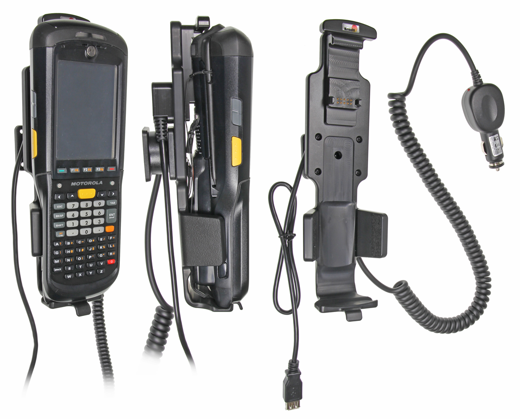 Brodit držák do auta na Motorola MC9500 bez pouzdra, s nabíjením z cig. zapalovače