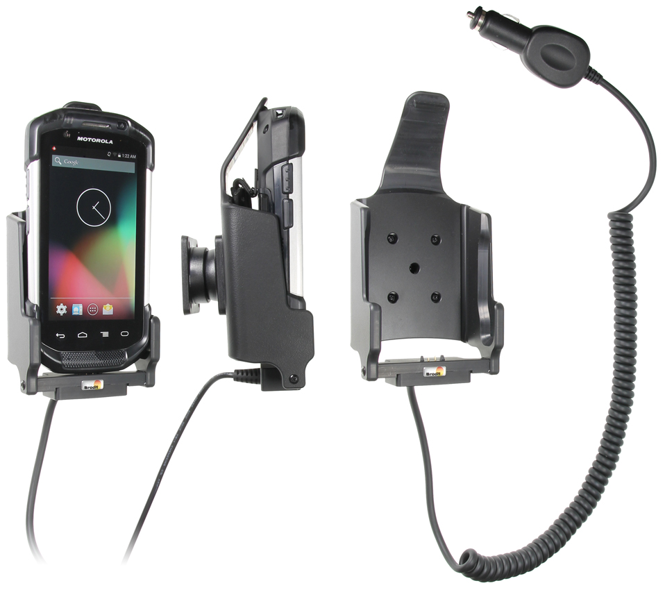 Brodit držák do auta s pojistkou pro Motorola (Symbol) TC70 s nabíjením z cig. Zapalovače