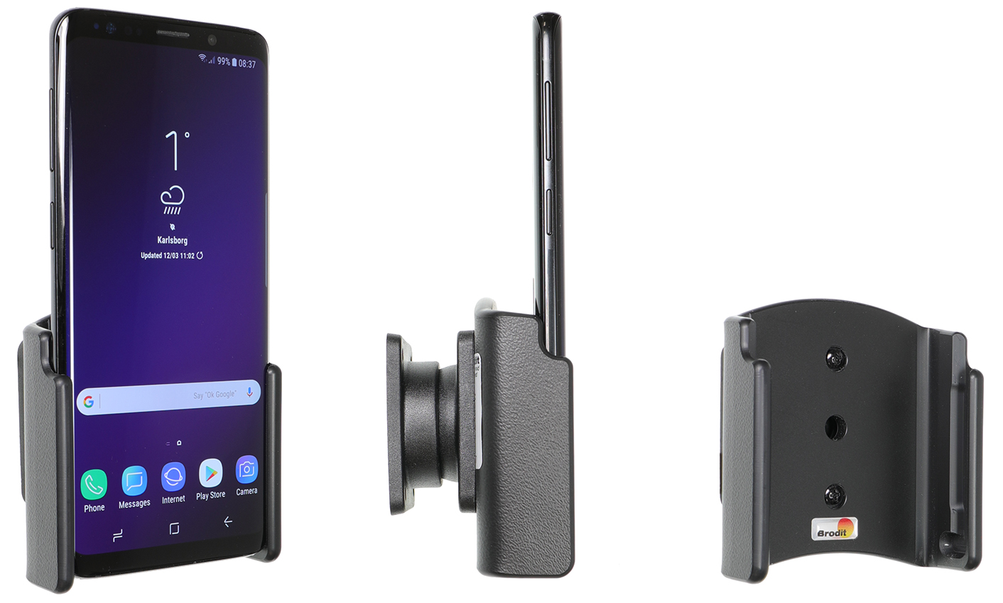 Brodit držák do auta na Samsung Galaxy S9 bez pouzdra, bez nabíjení
