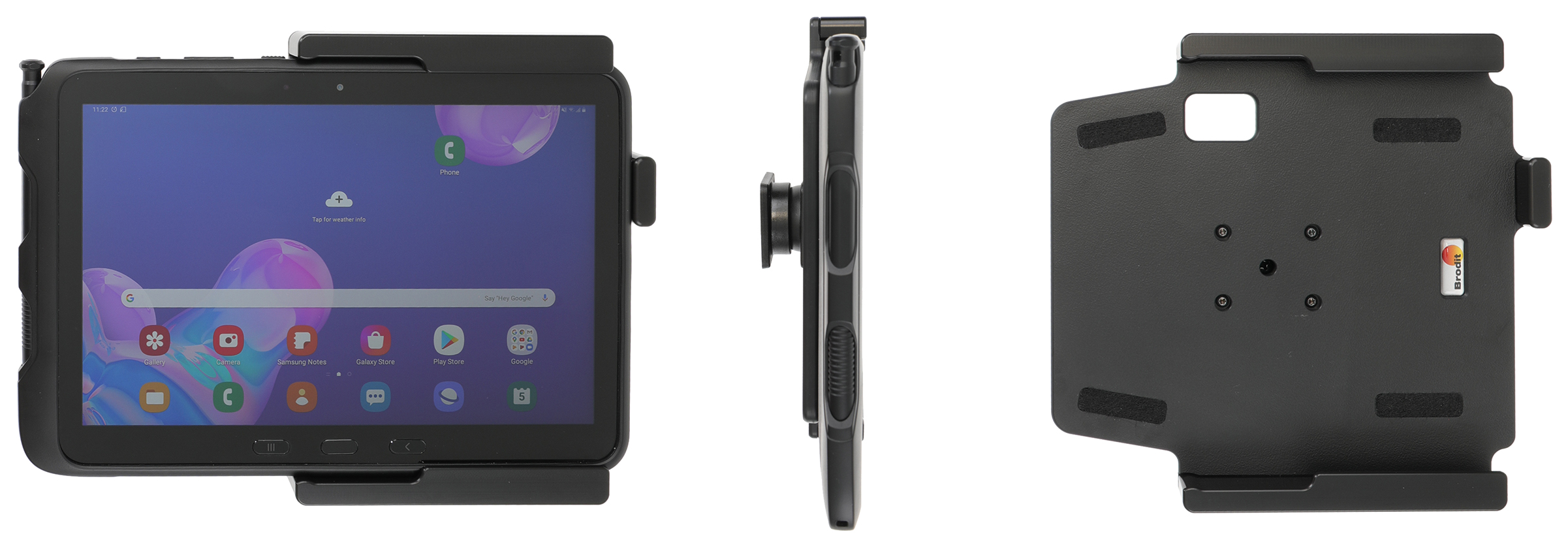 Brodit držák bez nabíjení na Samsung Galaxy Tab Active Pro, bez nabíjení