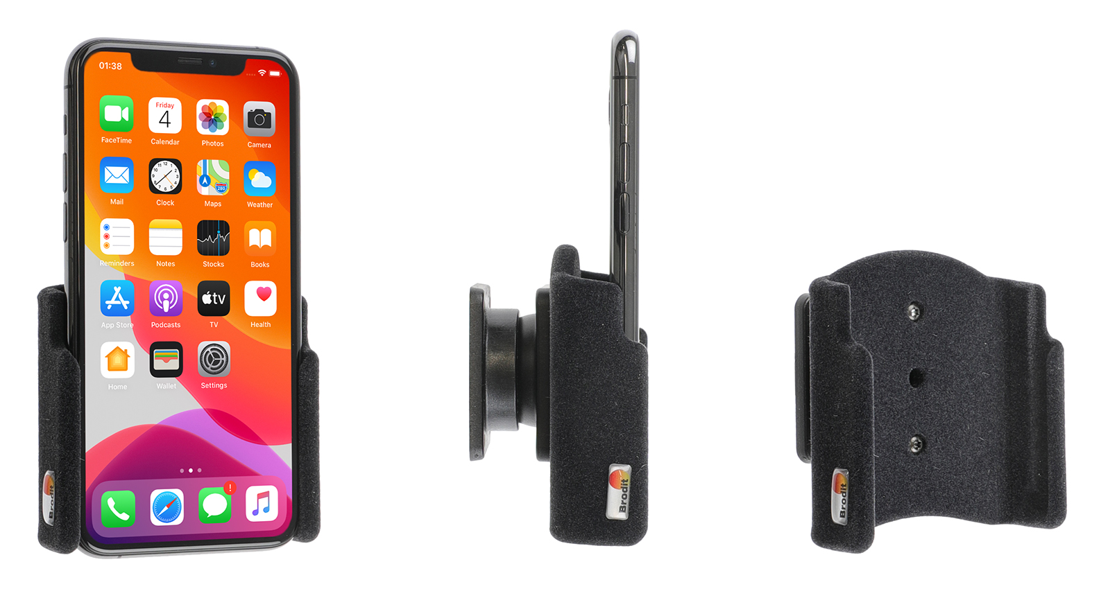 Brodit držák do auta na iPhone 11 Pro bez pouzdra, bez nabíjení