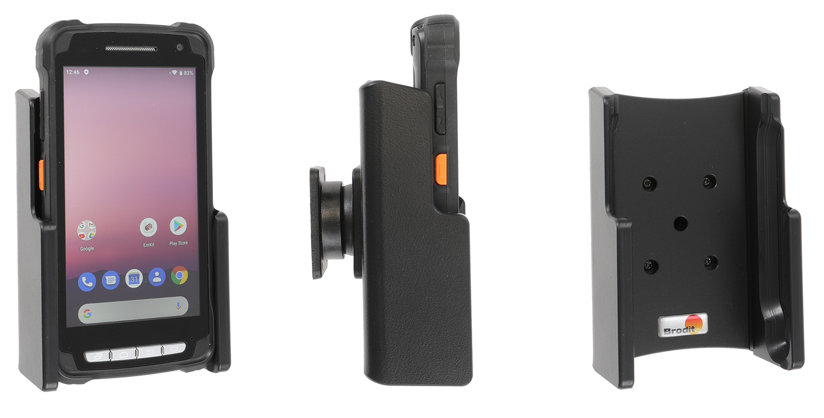 Brodit držák na Point Mobile PM90/Janam XT3, bez nabíjení
