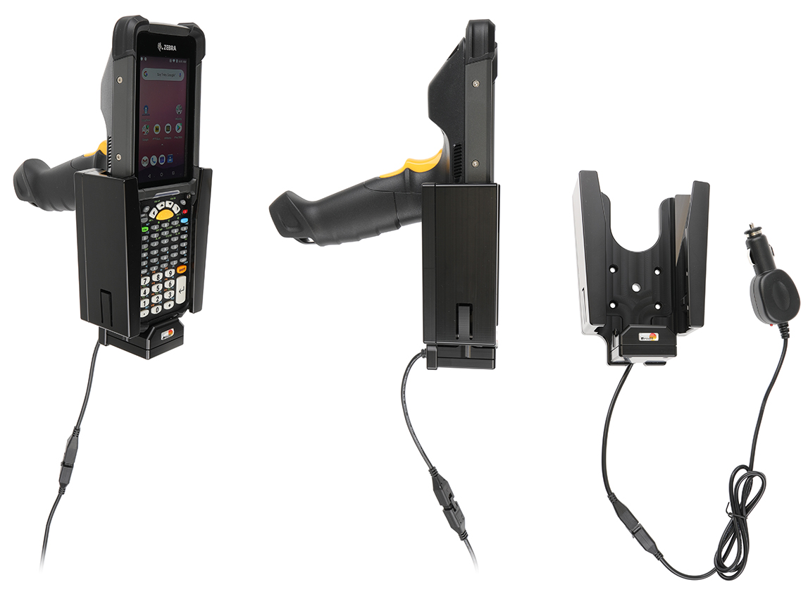 Brodit držák na Zebra MC9400/9300 s pistolovým gripem, napájení z CL