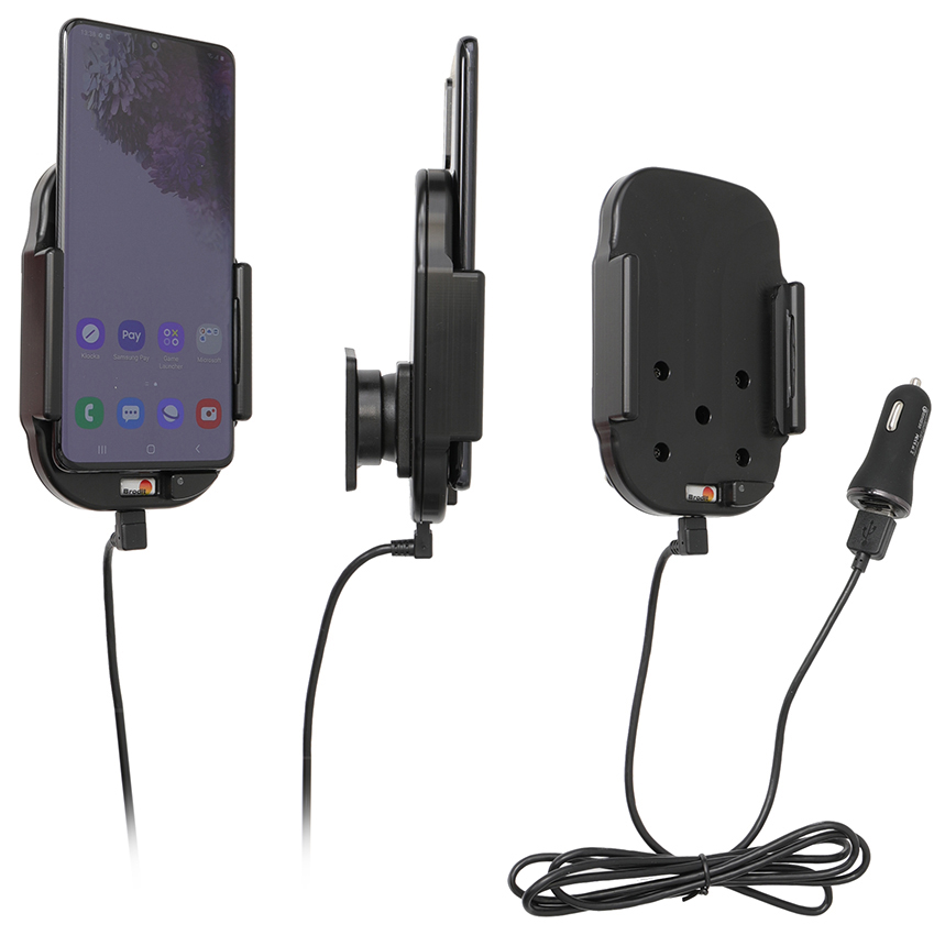 Brodit držák s bezdrátovým nabíjením Qi 15W pro Samsung Galaxy S20+ bez pouzdra
