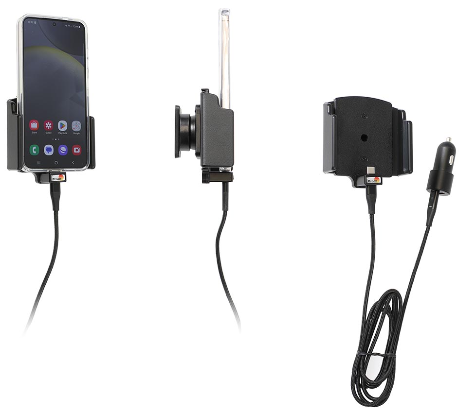 Aktivní držák s USB kabelem a adaptérem do zapalovače