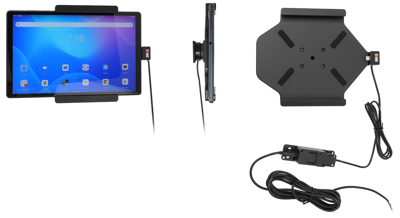 Brodit držák na Lenovo Tab K10 TB-X6C6F, bez pouzdra, se skrytým nabíjením