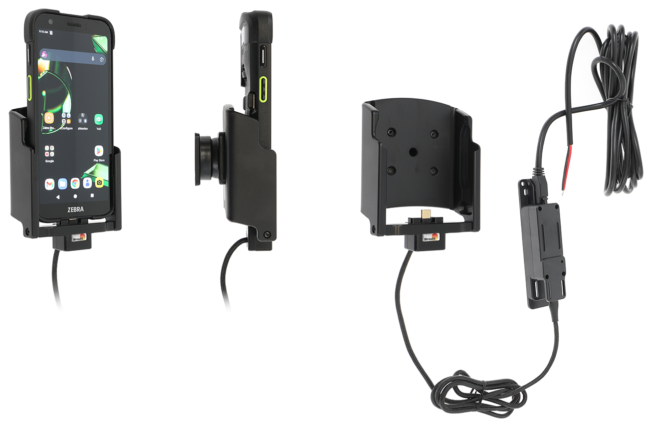 Brodit držák na Zebra TC701, USB-C, skryté nabíjení