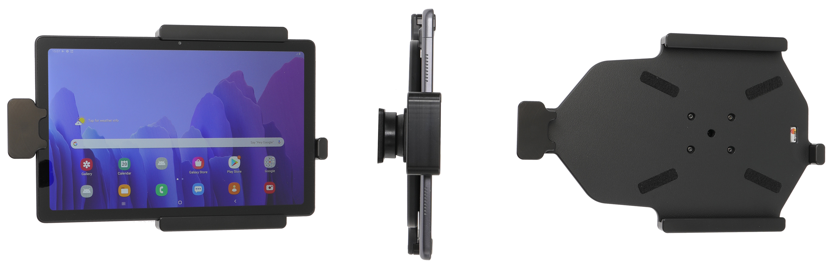 Brodit držák do auta pro Samsung Galaxy Tab A7 10.4 (2020) SM-T500/SM-T505, s jištěním, bez nabíjení