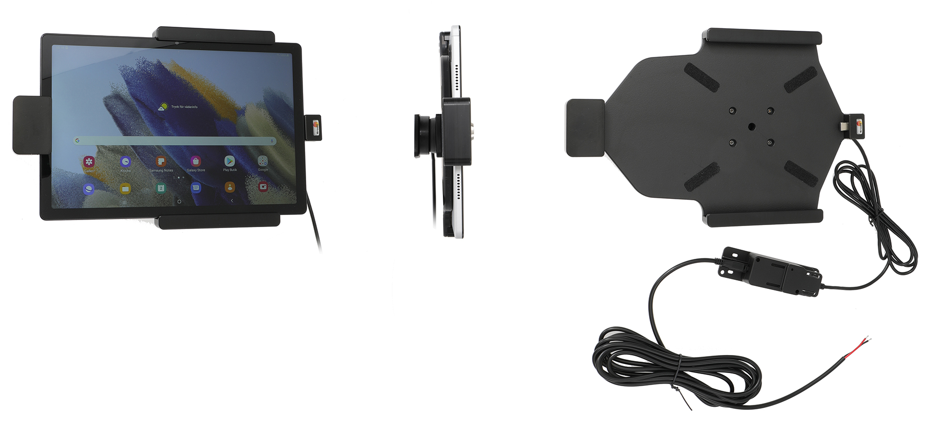 Brodit držák na Samsung Galaxy Tab A8 (SM-X200/SM-X205), s jištěním, se skrytým nabíjením