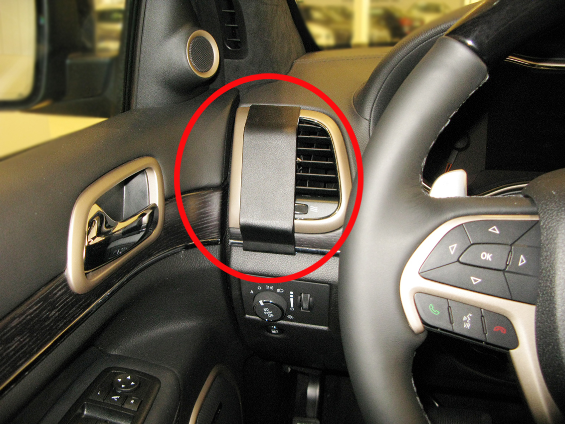 Brodit ProClip montážna konzola pre Jeep Grand Cherokee 11-20, vľavo na mriežku