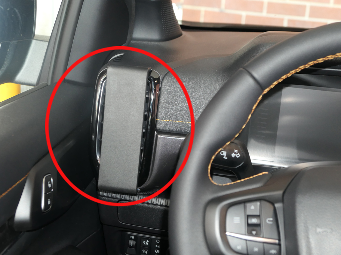 Brodit ProClip Ford Ranger/Ranger Raptor/Ranger Wildtrak 23-24, vľavo na mriežku ventilácie