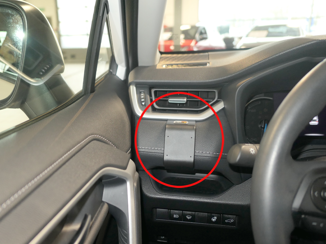 Brodit ProClip montážna konzola pre Toyota RAV 4 19-24, vľavo pod mriežku ventilácie