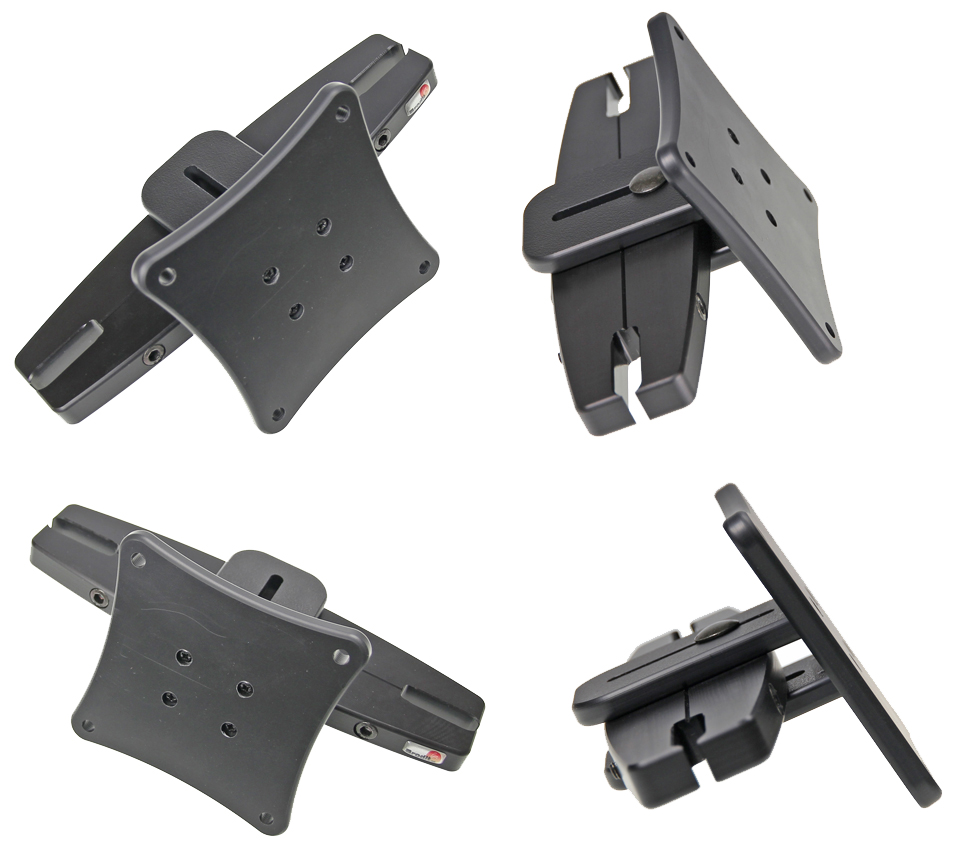 Brodit montážní konzole na opěrku hlavy pro VESA 75x75mm, rozteč 123 - 183 mm