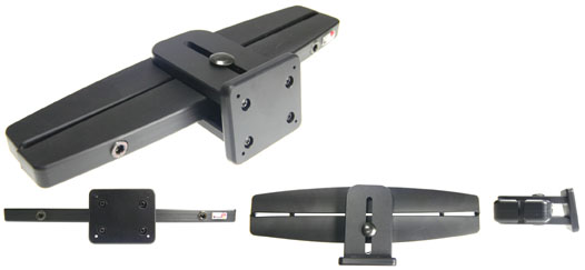 Brodit montážní konzole na opěrku hlavy pro držák Brodit, rozteč 95 - 211 mm