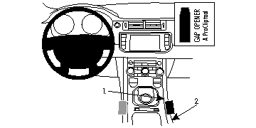Brodit ProClip pre Land Rover Range Rover Evoque 12-18, na stred vpravo dole