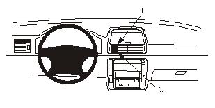 Brodit ProClip montážna konzola pre Volkswagen Sharan 01-10/Seat Alhambra 01-10, na stred vľavo