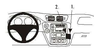 Brodit ProClip montážna konzola pre Chevrolet Trail Blazer 02-09