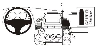 Brodit ProClip montážna konzola pre Citroen Jumper/Fiat Ducato/Peugeot Boxer 02-06, na stred