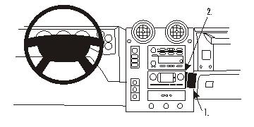 Brodit ProClip montážna konzola pre Hummer H2 03-07, na stred