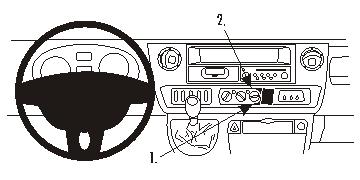 Brodit ProClip pre Opel Movano/Renault Master 04-10/Nissan Interstar 04-11, na stred