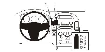 Brodit ProClip montážna konzola pre Nissan Pathfinder Armada /Titan /Infiniti QX56 04-07, na stred