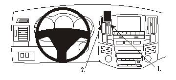 Brodit ProClip montážna konzola pre Lexus RX Series 04-09, na stred