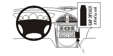 Brodit ProClip montážna konzola pre Citroen C5 II 05-07, na stred vpravo
