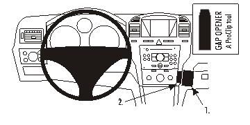 Brodit ProClip montážna konzola pre Opel Zafira 05-11, na stred vpravo