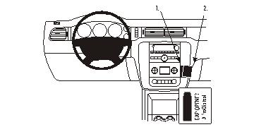 Brodit ProClip montážna konzola pre Chevrolet Suburban 07-13 na stred