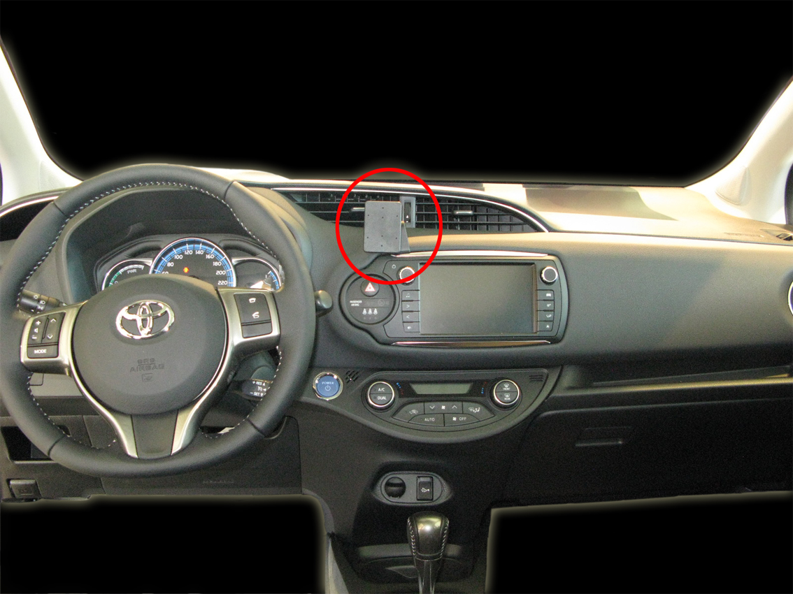 Brodit ProClip montážní konzole pro Toyota Yaris 15-20, na střed vlevo