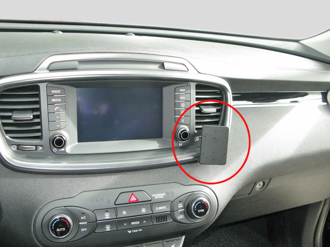 Brodit ProClip montážna konzola pre Kia Sorento 15-19, na stred vpravo