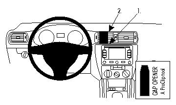 Brodit ProClip montážna konzola pre Volkswagen Jetta 11-18, na stred