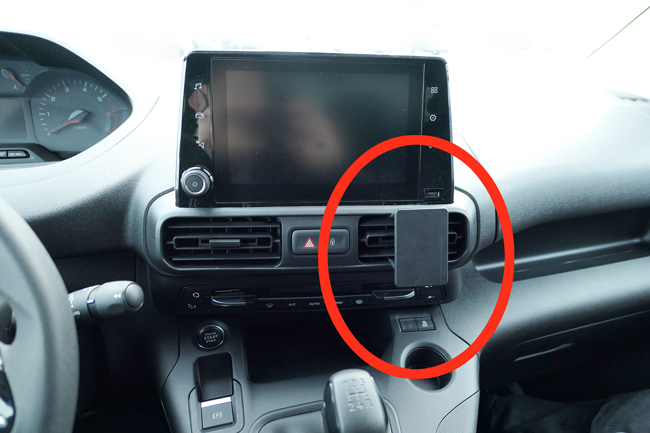Brodit ProClip Citroen Berlingo III/Peugeot Partner/Rifter/Opel Combo 19-24/Toyota Proace City 20-24