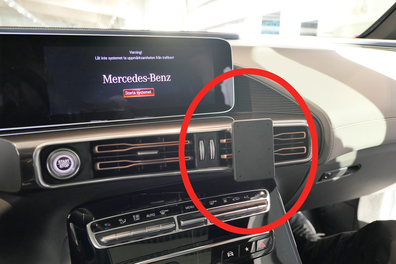 Brodit ProClip montážní konzole pro Mercedes Benz EQC 20-24, na střed