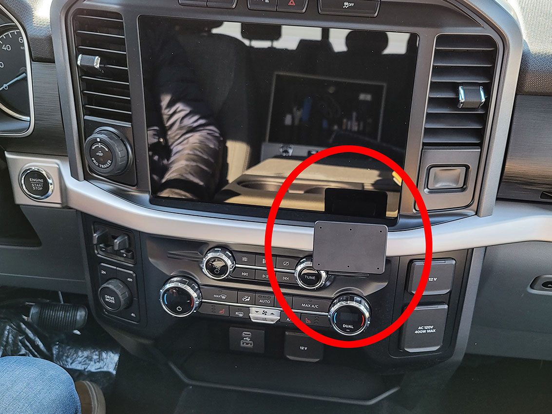 Brodit ProClip montážní konzole pro Ford F150 21-24, na střed