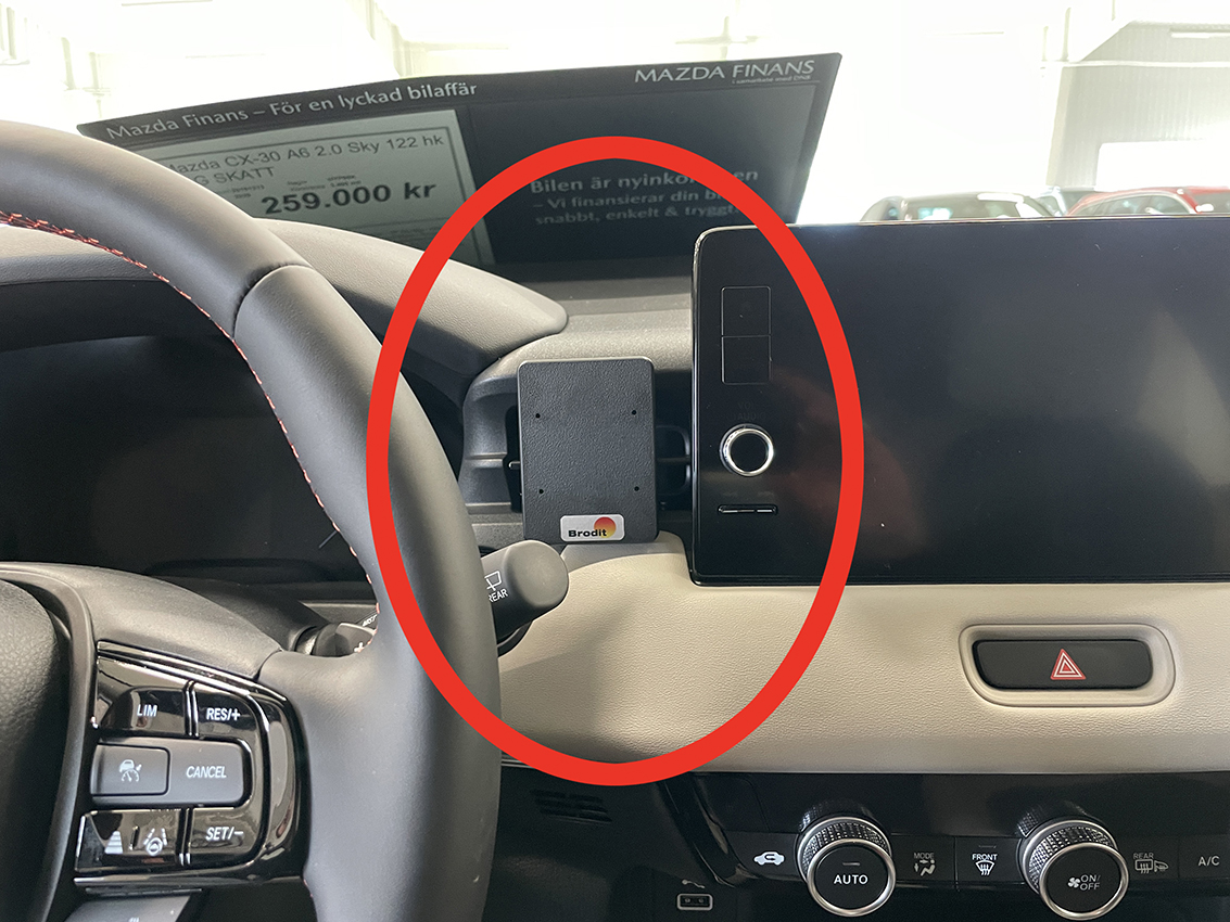 Brodit ProClip montážní konzole pro Honda HR-V 22-24, na střed vlevo