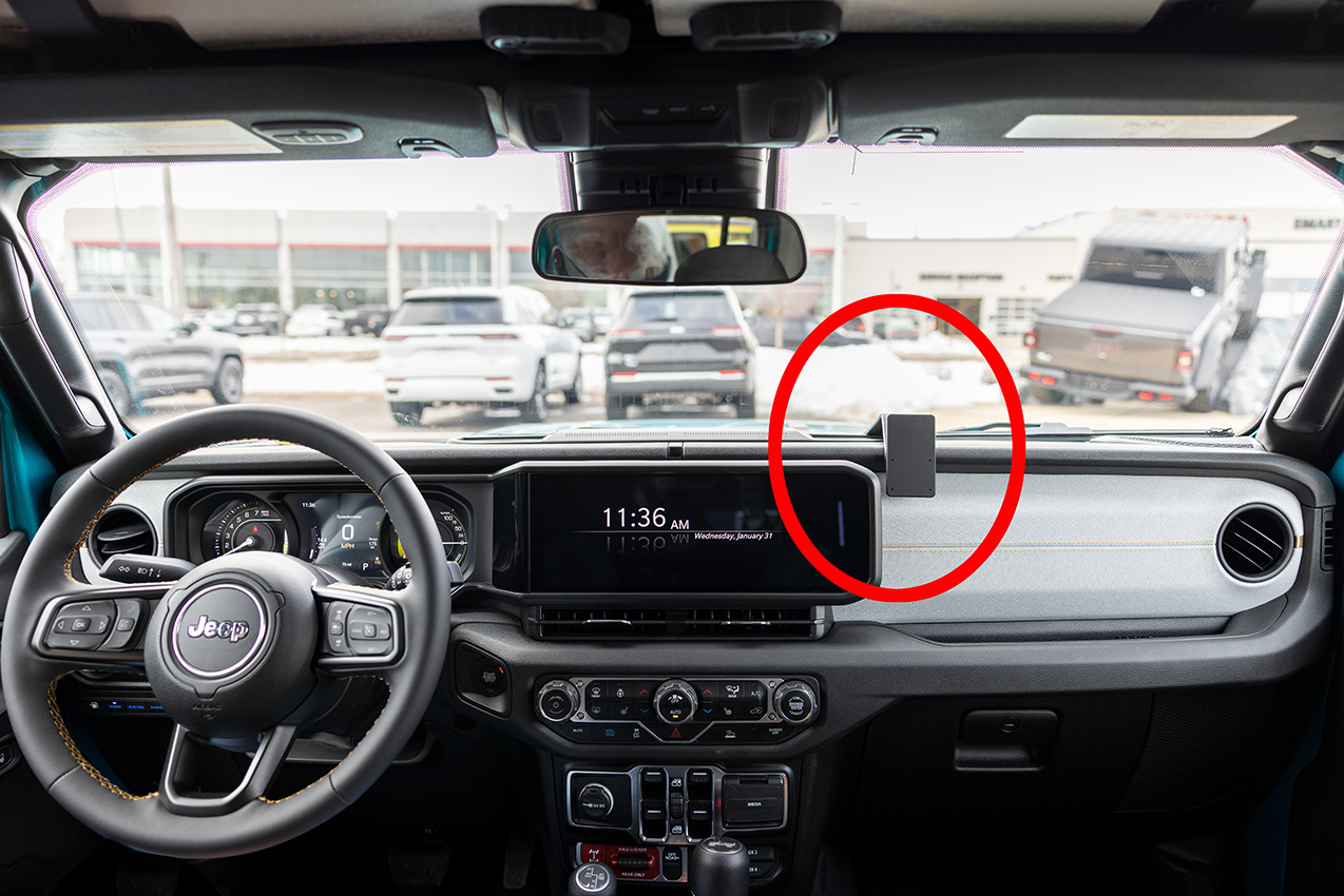 Brodit ProClip montážní konzole pro Jeep Gladiator/Wrangler 24-25, na střed