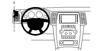 Brodit montážní konzole na palubní desku 804107