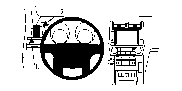 Brodit montážní konzole na palubní desku 804803