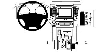 Brodit montážní konzole na palubní desku 834143